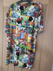 Bruno Banani Comic Superhero Graphic – Comix T-Shirt – Size XL – Multicoloured