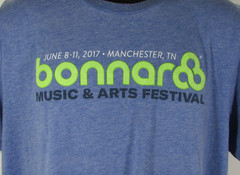 2017 Bonnaroo Music & Arts Festival T-Shirt Concert / Festival Size XL