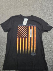 .= 7.62 Design T-Shirt Men T-Shirt Large Black Forged In Battle Print NEW