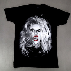 Lady Gaga The Born This Way Ball 2012 2013 Free B*tch T-Shirt Size Small