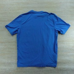 Tommy Bahama Shirt Mens Medium Blue Island Zone UPF50 Pima Cotton Blend