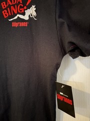 THE SOPRANOS BADA BING T-Shirt HBO Original Black Medium NEW