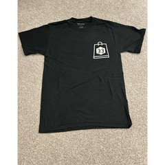 Champion T-Shirt Mens Small Black Excellent Waldos Forever Video Game Pixel Art