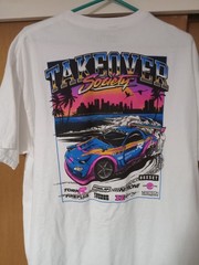 Box Set Mens Boxset Takeover Society Car Graphic White Shirt Men’s Size XL Used