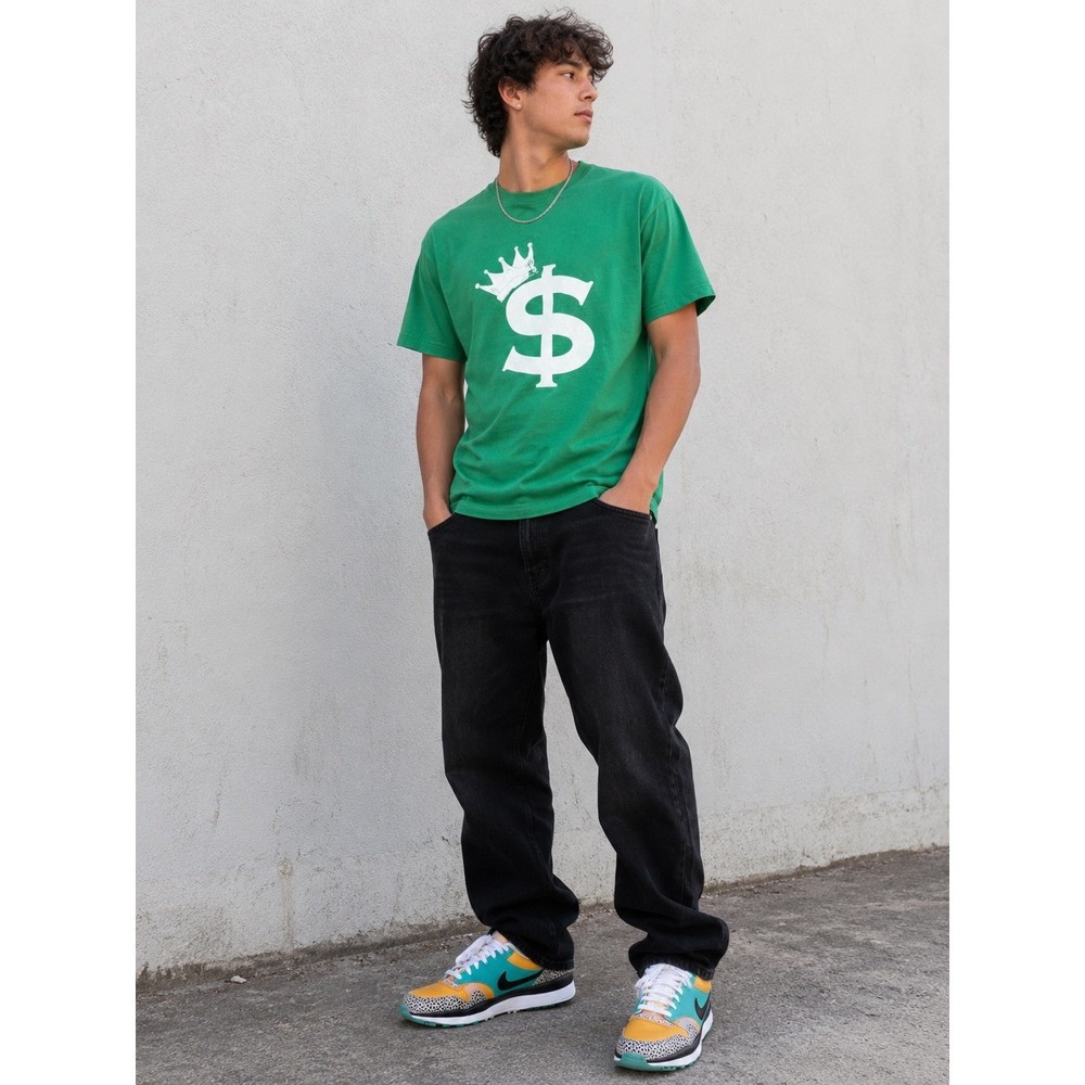 Vintage Unstoppable T Shirt Mens M Green Crown Dollar Sign Graphic Rare 2007