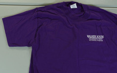 Jerzees Shirt Mens Medium Purple Walker House Veterans Forever Graphic Tee