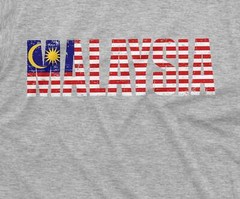Men’s Malaysia T-shirt Malaysia coat of arms flag patriotic nation country tee