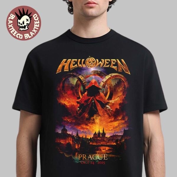 Helloween Prague Czech Republic 2025 Pop Up T-Shirt Unisex All Sizes