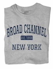 Broad Channel New York NY T-Shirt Queens EST