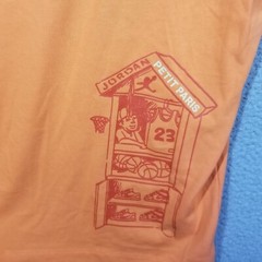 Nike Air Jordan Shirt 20X29 M Fit Tee 3 SP x Paris Collective DV1391-811 Orange