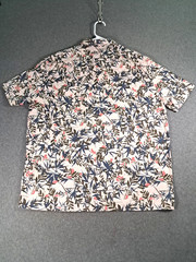 J Crew Flex Button Down Short Slv Shirts Lot of 2 Geometric & Floral Patterns XL
