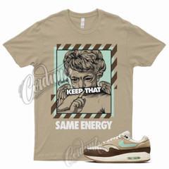 ENRGY Shirt for Air Max 1 Crepe Hemp Medium Brown Mint Foam Mushroom Muslin