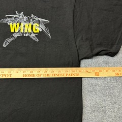 BAIT x Gundam Universe Men Wing Gundam T-Shirt Mens Black Short Sleeve Tee – 2XL