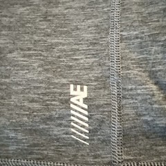 American Eagle Shirt T-Shirt Outfitters Active Flex Gray Medium