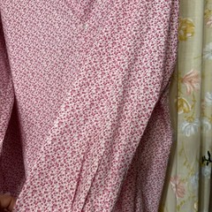 Stacy Adams Shirt XXL , White W Pink Flowers, White Collar,18 1/2 (34/35) ,pics