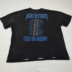 Rockstar Original Shirt Mens 3XL Black Skull Rock Band 1992 US Tour Graphic Tee