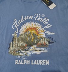 Polo Ralph Lauren Hudson Valley Graphic T-Shirt Blue Classic Fit XL NWT Soft…
