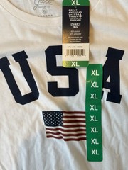 Galt Freedom Women’s Short Sleeve USA Flag Tee Shirt T Shirt XL