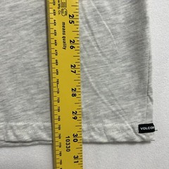 Volcom Modern Fit T-shirt Men M Gray Stoney Fill Graphic Logo True To This