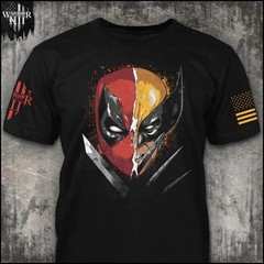 Brand New – Warrior 12 Deadpool Wolverine T-shirt