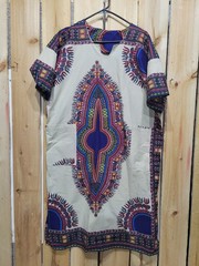 African Dashiki Shirt Mens M-L Chest 48″ Length 43″