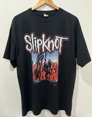 Vintage 2000 Slipknot Shirt Sz XL Barcode Blue Grape
