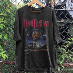 Final Fantasy Vintage Video Game Graphic T Shirt
