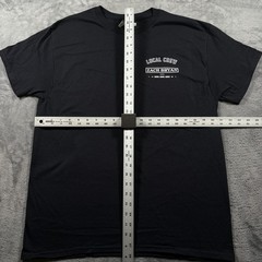 Zach Bryan Local Crew Tour Gildan T-Shirt Mens Large Black Cotton Crew Neck