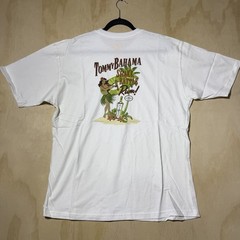 Tommy Bahama Rum T Shirt XL White Shake Rattle Rum Graphic Tropical Island