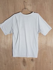 adidas climalite activewear shirt mens size L crew neck short sleeve white
