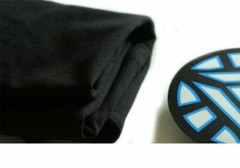 Iron Man LED T-shirt Sound Activated Equalizer Flashing Costume Party Cosplay