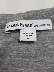 JAMES PERSE Standard Light Heather Gray Pocket Short Sleeve Tshirt 4 Made JAPAN