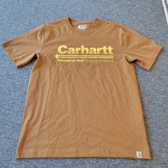 Carhartt Mens Relaxed Fit Graphic T-Shirt Brown TK5754-M Medium
