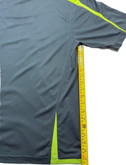 Puma Mens Training T-Shirt Black & Lime Green Gradient Halftone Football