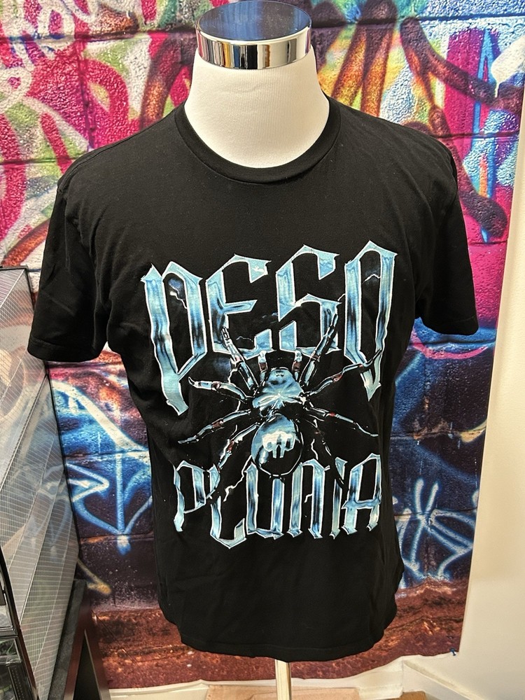 Peso Pluma Double P Spider Tour Shirt Size Large