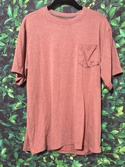 Free Fly Men’s Bamboo Flex Pocket Tee Shirt Heather Brick M