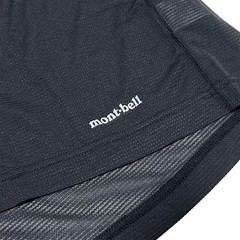 Mont-bell Geoline Cool Mesh Round Neck T-Shirt 1107750 Black BK Size L