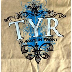 TYR Men’s ALWAYS IN FRONT Tshirt Tee Short Sleeve – Gold – Size XXL – $40