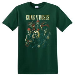 Skull Rock Band T Shirt Retro Heavy Metal Legends Tee Vintage Music Art
