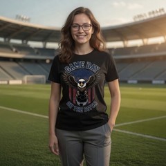 Game Day on the Pitch Women Soccer Shirt USA Eagle Patriotic Fan Tee Gift Her