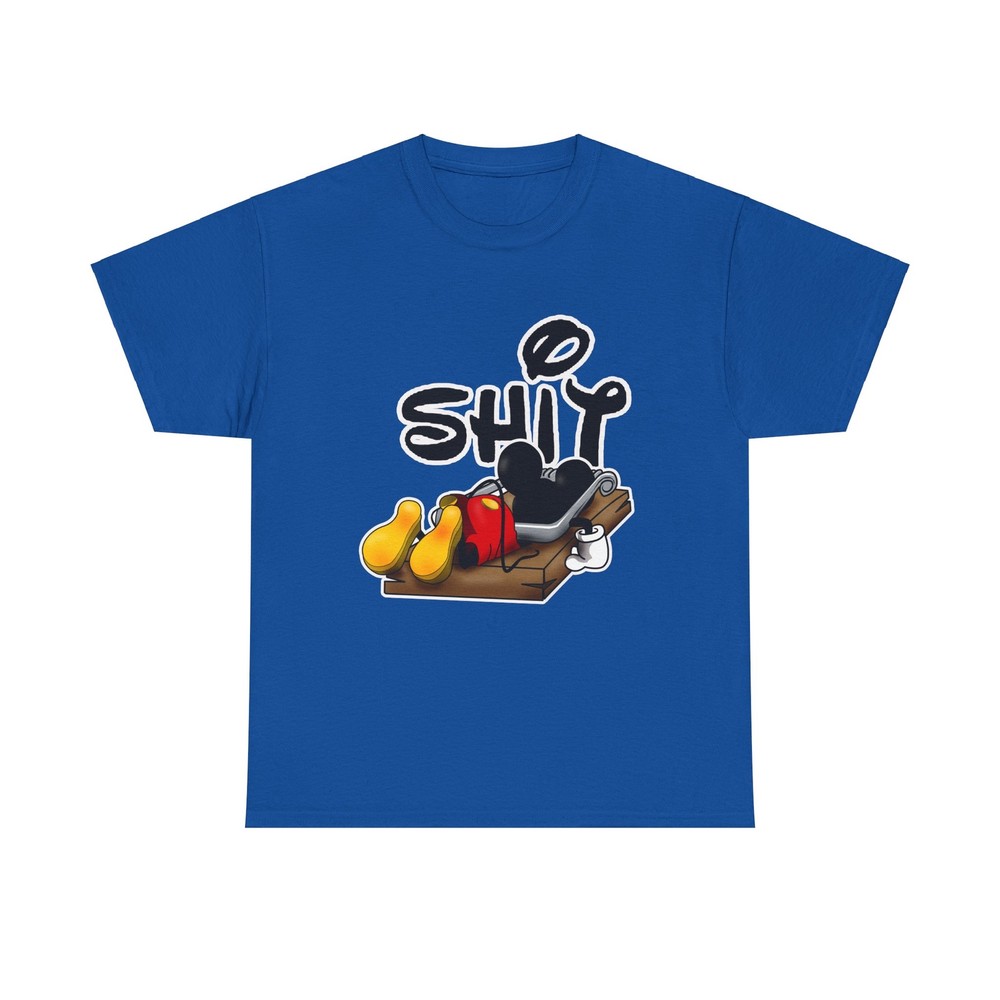 Mickey Mouse Trap Tee, Funny Cartoon Graphic T-Shirt, Unisex Cotton Shirt,