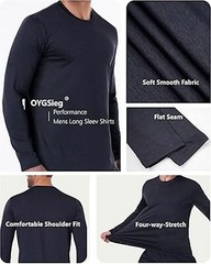 7 Pack Long Sleeve Shirts for Men Moisture Wicking Sun Protection UV UPF SPF …