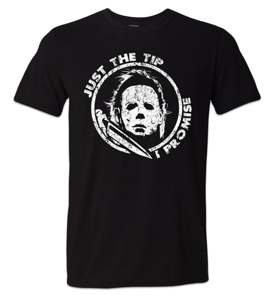 Michael Myers Just The Tip Halloween Shirt Retro Horror Movies Fan Friday 13th