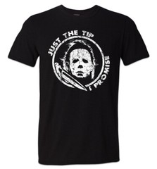 Michael Myers Just The Tip Halloween Shirt Retro Horror Movies Fan Friday 13th