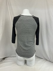 Sauce Hockey Shirt S Gray 1/2 Sleeve Poly Cotton Rayon Made USA YGI O2-331