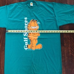 Vintage 1978 Garfield x Gulf Shore Velva Sheen X Large Vacation Souvenir