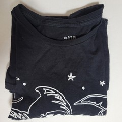 Alab Skater Tshirt Size L Grim Reaper Skateboarding At Night Streetwear Skeleton
