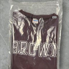 Rare True Vintage 70’s Champion Brown University College PE Striped T-Shirt – XL