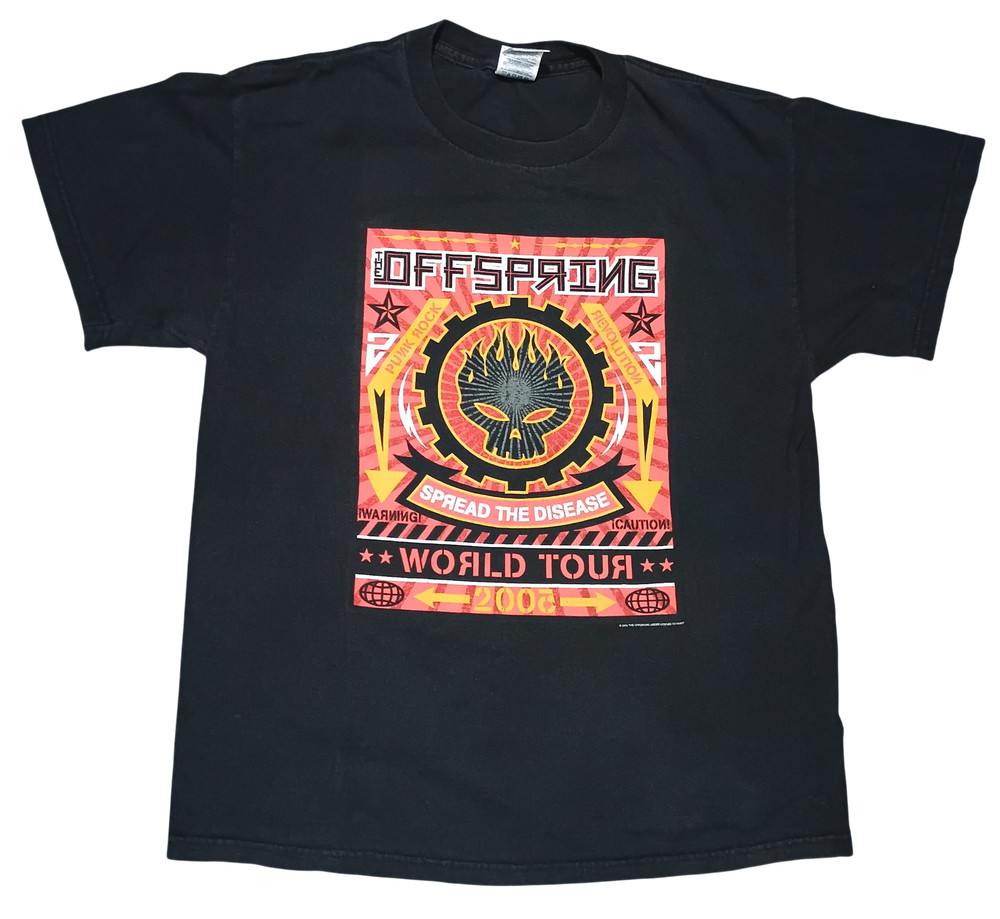 2005 Delta The Offspring Spread The Disease World Tour Tee T-Shirt Size Medium