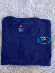 Hanes Tagless short Sleeve T-Shirt Comfort Cotton Soft Plain Navy Tee Mens, 2XL